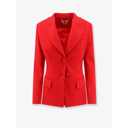 Fitted blazer with laces on the back
