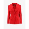 Fitted blazer with laces on the back