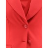 Fitted blazer with laces on the back