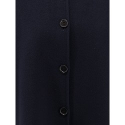 Wool jacket with buttons