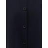 Wool jacket with buttons