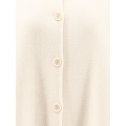 Wool jacket with buttons