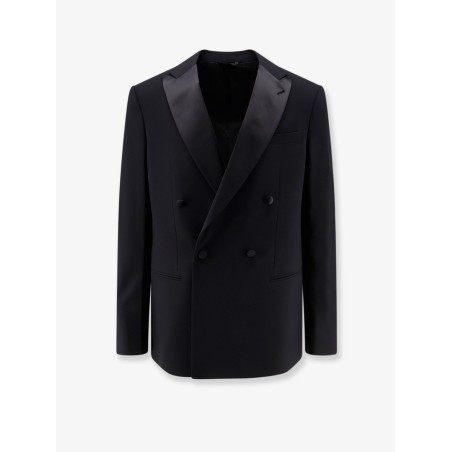 Soho virgin wool tuxedo blazer