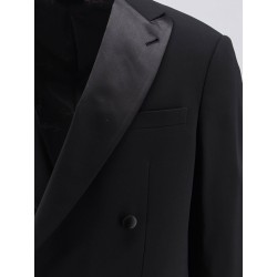 Soho virgin wool tuxedo blazer