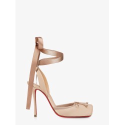 Cassia Lace Up 100 Satin Pumps