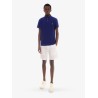Cotton polo shirt with logo embroidery