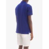 Cotton polo shirt with logo embroidery