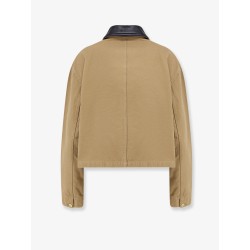 Workwear Cropped Canvas Jacket