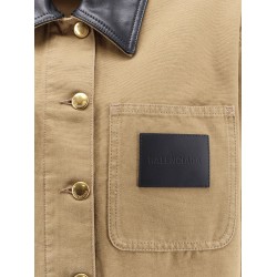 Workwear Cropped Canvas Jacket