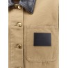 Workwear Cropped Canvas Jacket