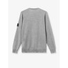 Wool sweater with side logo patch