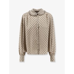 Gucci Primavera silk shirt with GG print