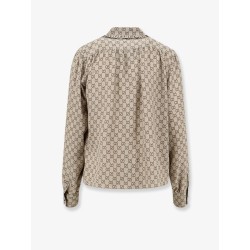 Gucci Primavera silk shirt with GG print