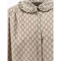 Gucci Primavera silk shirt with GG print
