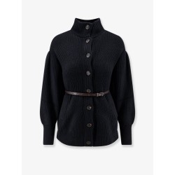 Wool, cashmere and silk blend cardigan