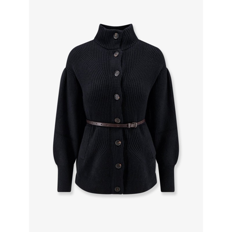 Wool, cashmere and silk blend cardigan