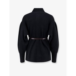 Wool, cashmere and silk blend cardigan