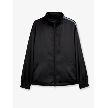 Technical fabric sweatshirt with iconic side stripes