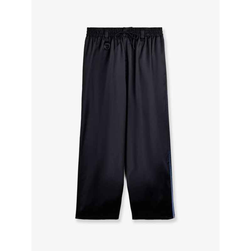 Technical fabric trousers with iconic side stripes