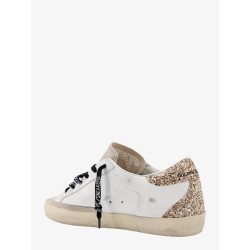 Super-Star leather sneakers with iconic glitter logo on the side