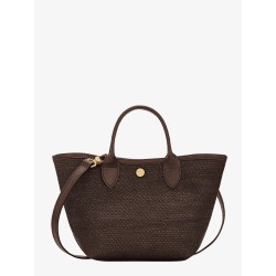Le Panier Pliage XS raffia and leather crossbody bag