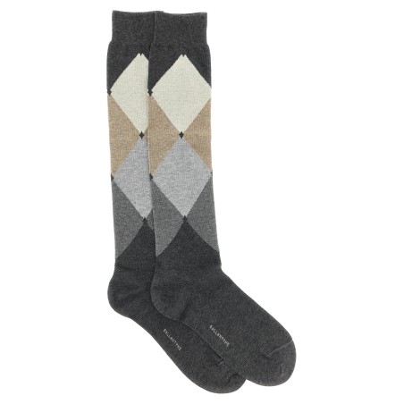 Diamond-shaped socks