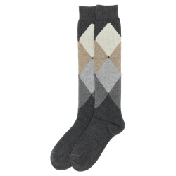Diamond-shaped socks