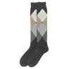 Diamond-shaped socks