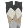 Diamond-shaped socks