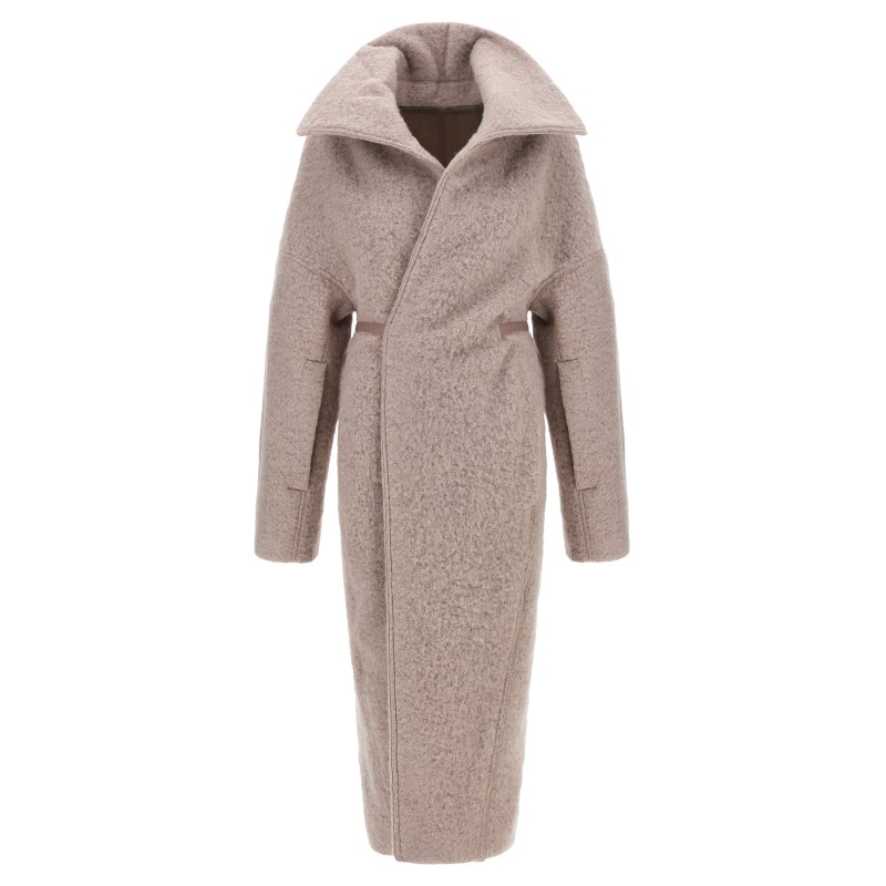 'Dracucollar Belted' coat