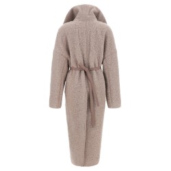 'Dracucollar Belted' coat