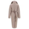 'Dracucollar Belted' coat