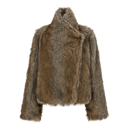 'Brigitte First' eco-fur coat