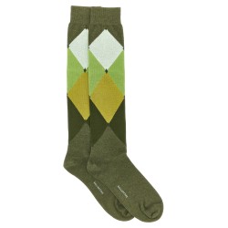 Diamond-shaped socks