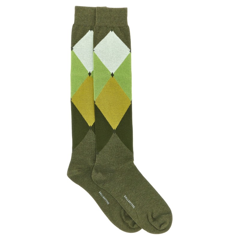 Diamond-shaped socks