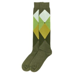 Diamond-shaped socks