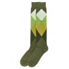 Diamond-shaped socks