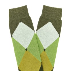 Diamond-shaped socks