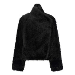 'Jackie First' eco-fur coat