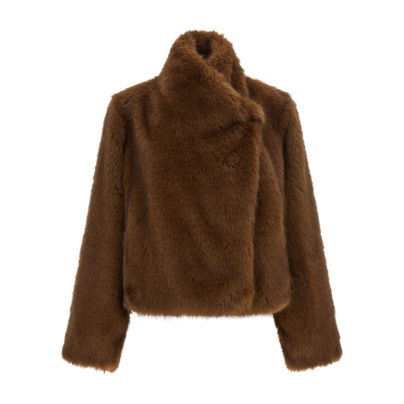 'Farrah First' eco-fur coat