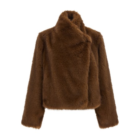 'Farrah First' eco-fur coat