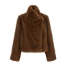 'Farrah First' eco-fur coat