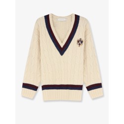 Valiant Cable Knit Wool Sweater