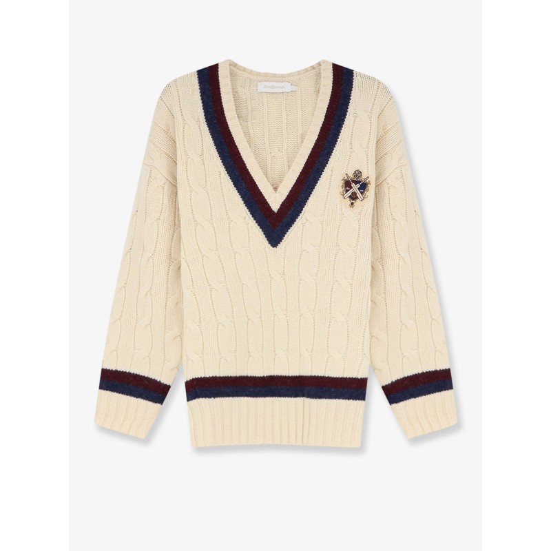 Valiant Cable Knit Wool Sweater