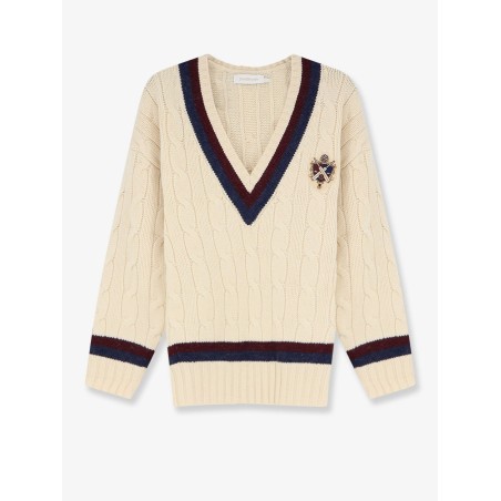 Valiant Cable Knit Wool Sweater