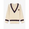 Valiant Cable Knit Wool Sweater