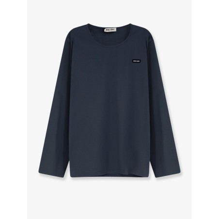 Stretch poplin top