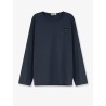 Stretch poplin top
