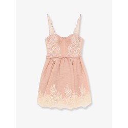 Valiant Lace Trim Mini Dress