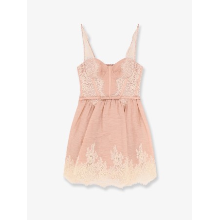 Valiant Lace Trim Mini Dress